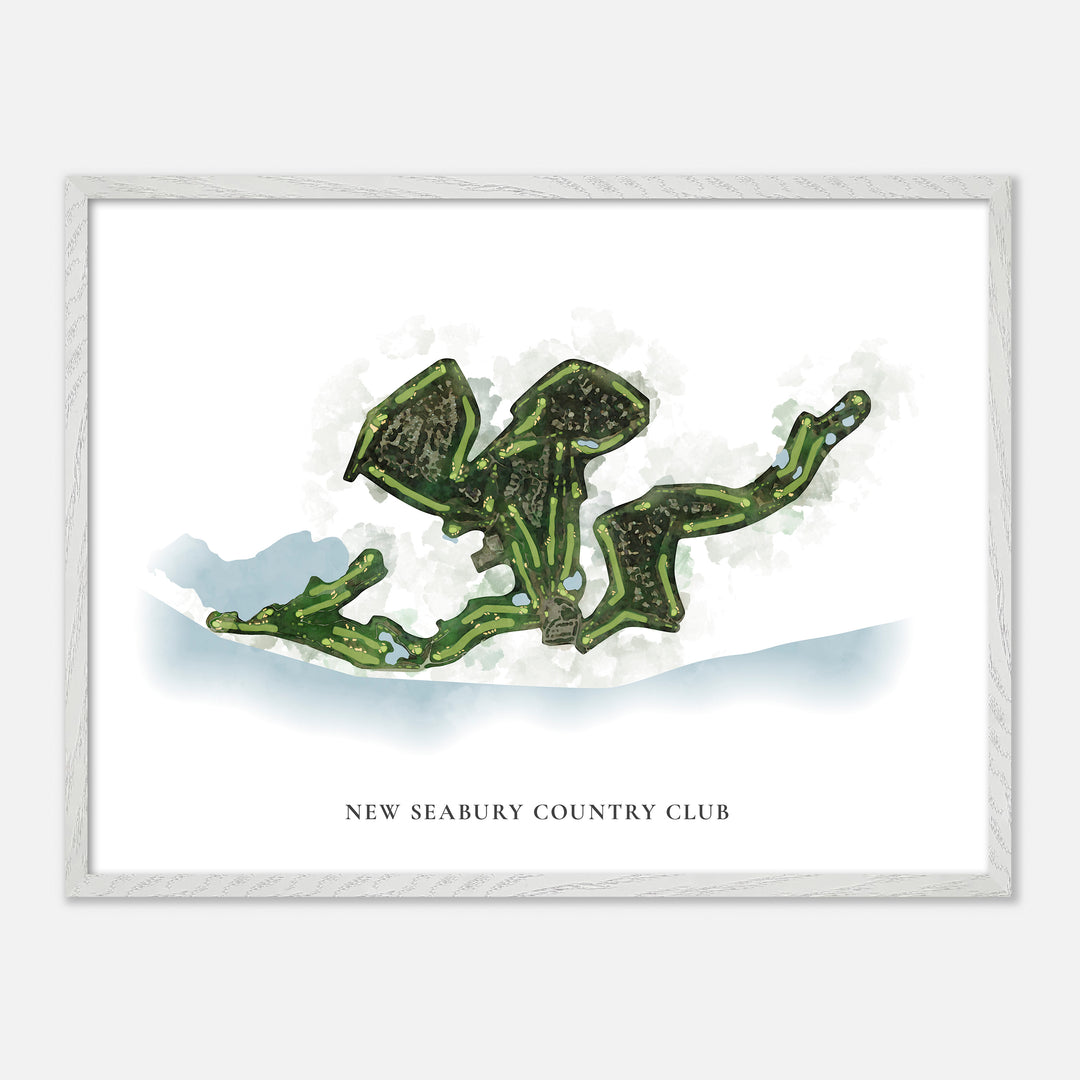 Print of New Seabury Country Club Classic Map