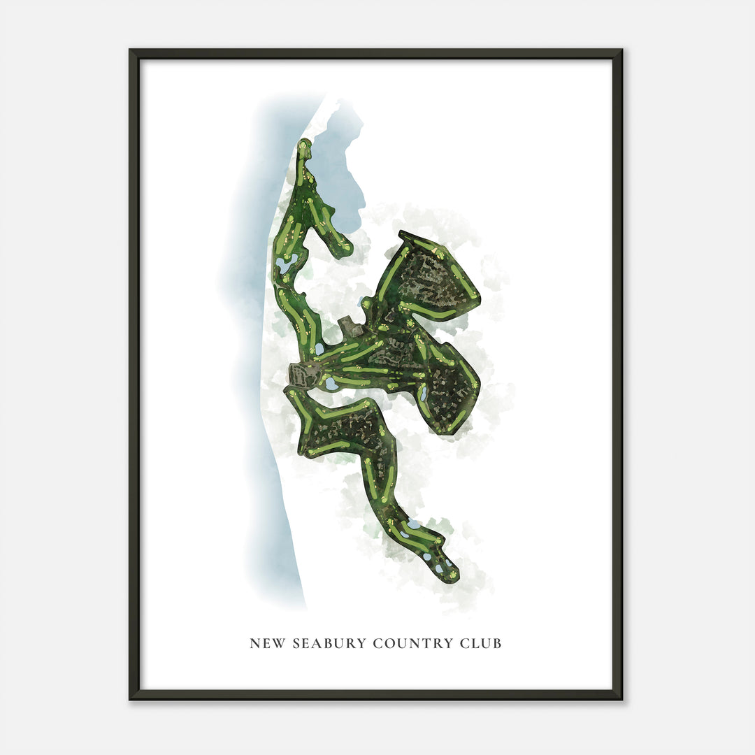 Print of New Seabury Country Club Classic Map