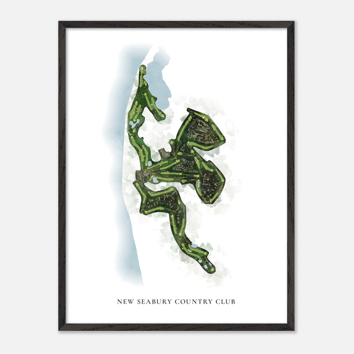 Print of New Seabury Country Club Classic Map
