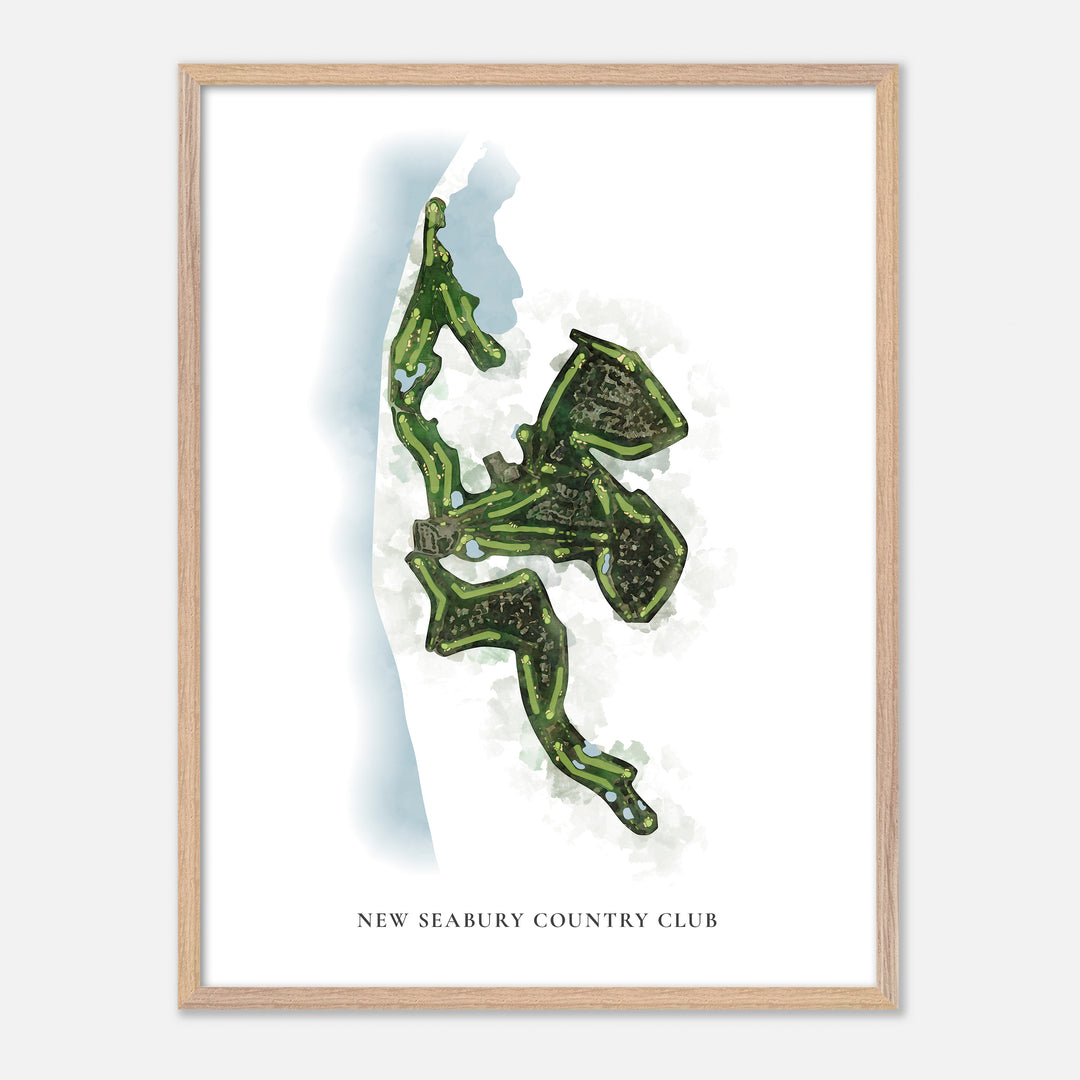 Print of New Seabury Country Club Classic Map