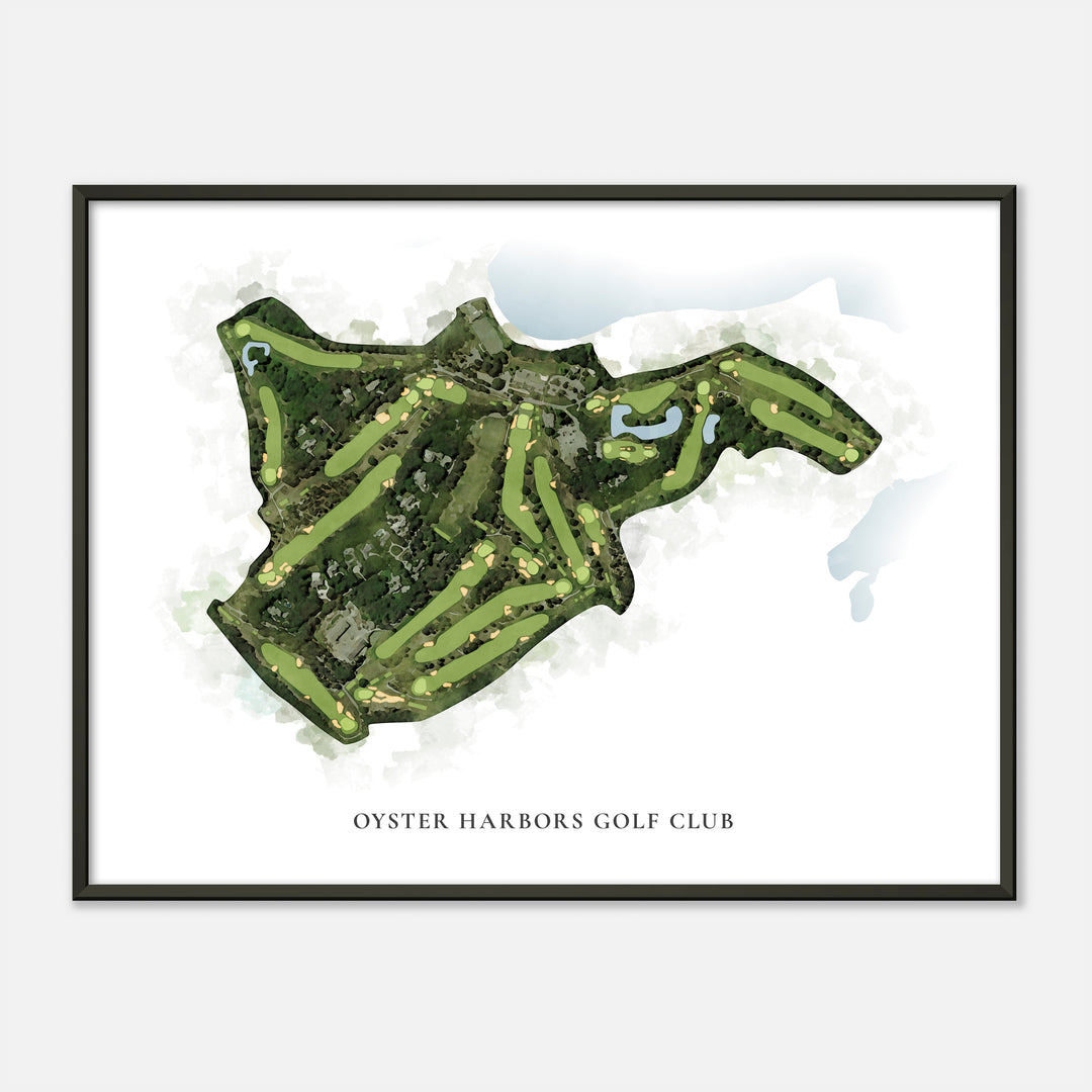 Print of Oyster Harbors Golf Club Classic Map