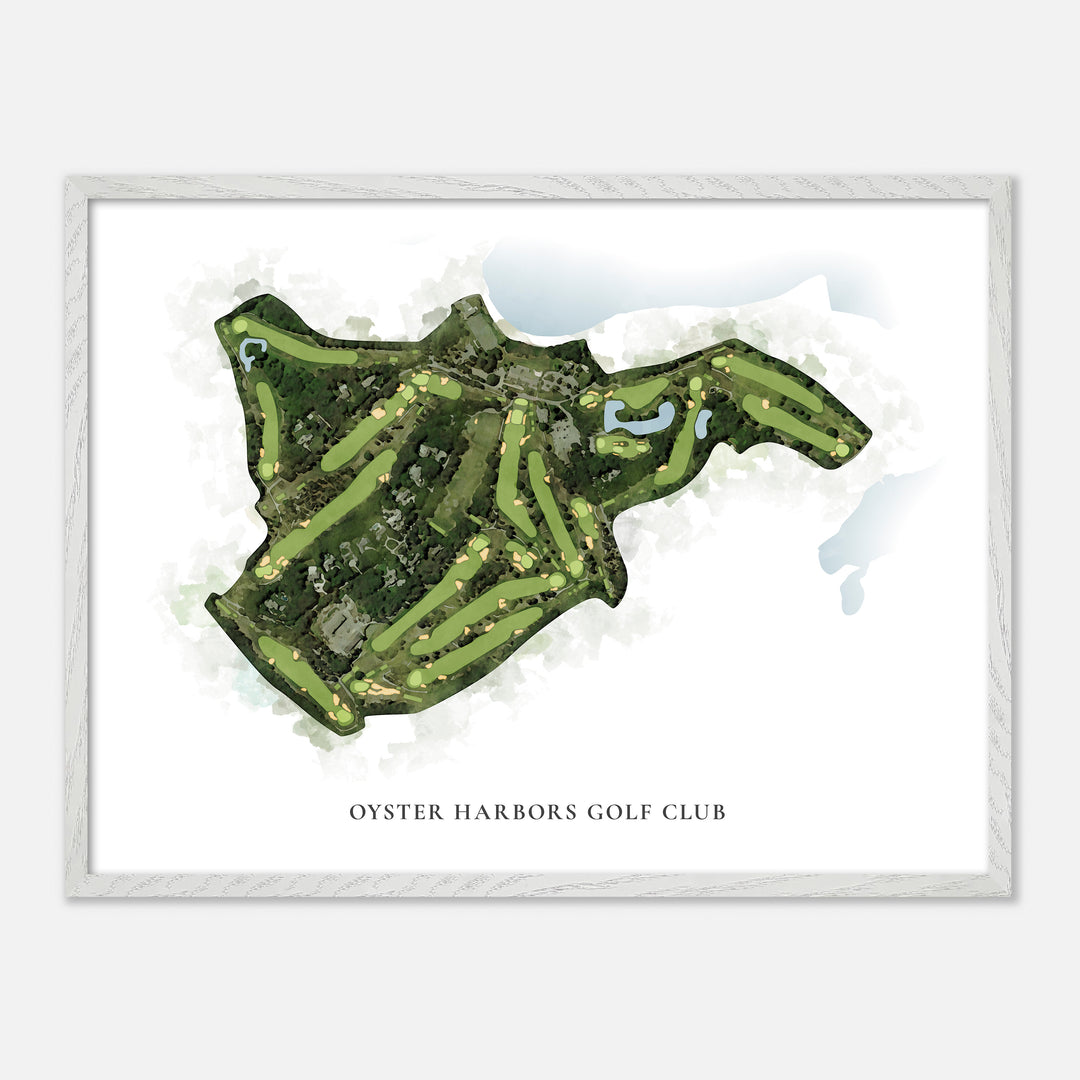 Print of Oyster Harbors Golf Club Classic Map