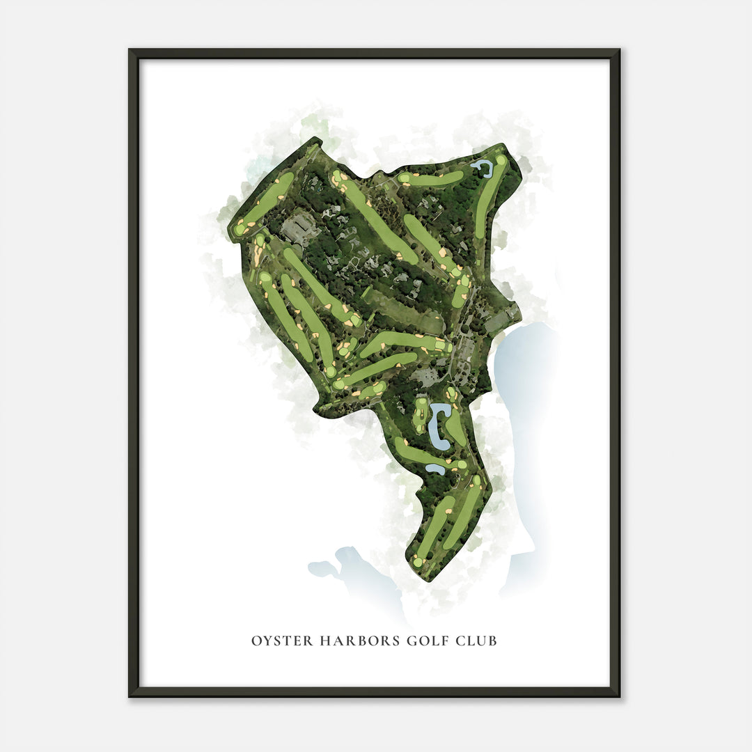 Print of Oyster Harbors Golf Club Classic Map