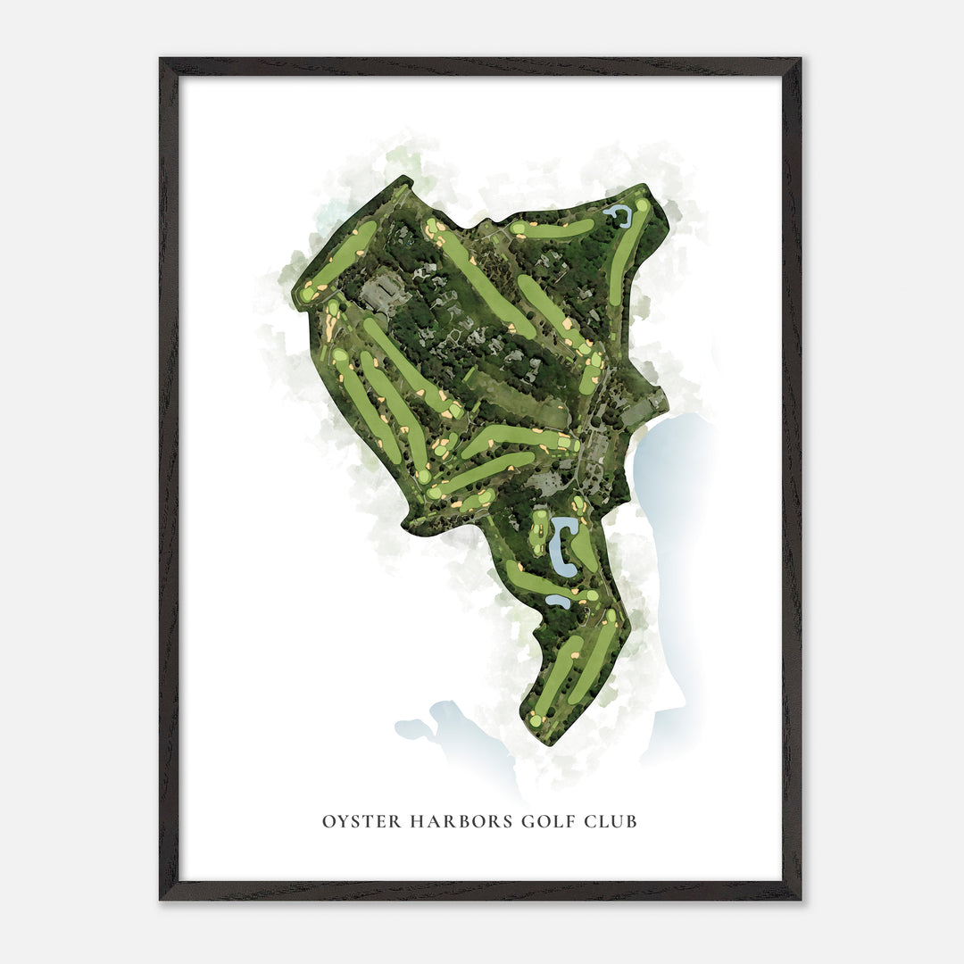 Print of Oyster Harbors Golf Club Classic Map