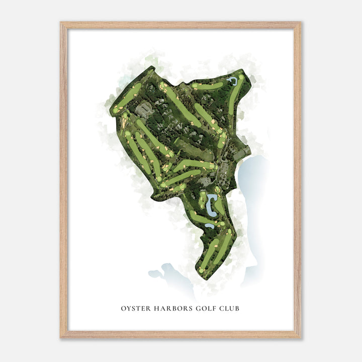 Print of Oyster Harbors Golf Club Classic Map