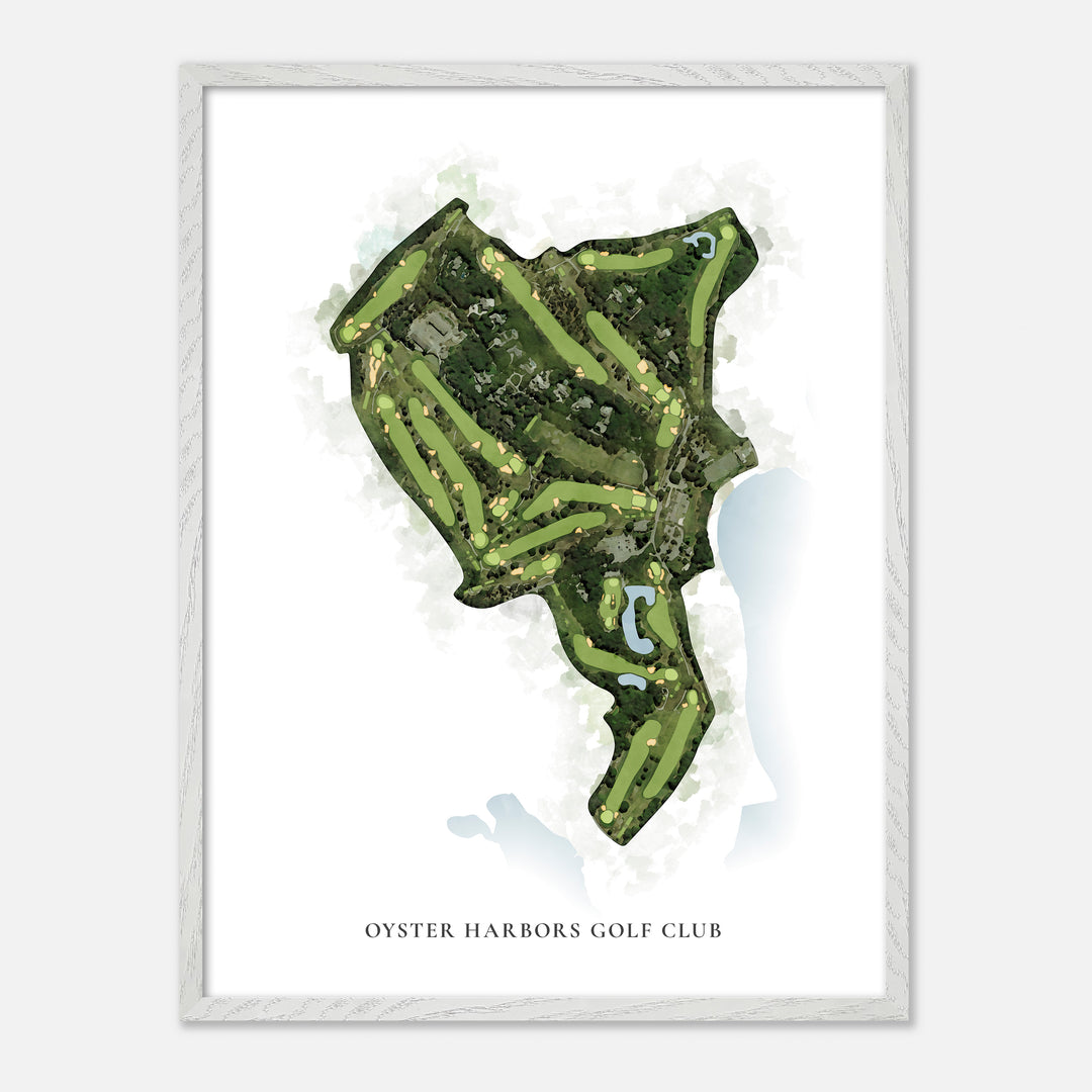 Print of Oyster Harbors Golf Club Classic Map