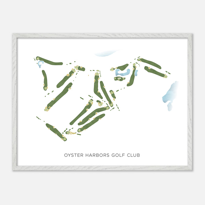 Print of Oyster Harbors Golf Club Modern Map