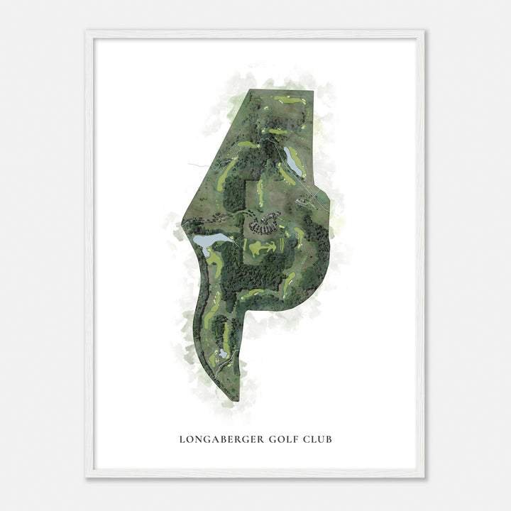 Print of Longaberger Golf Club Classic Map