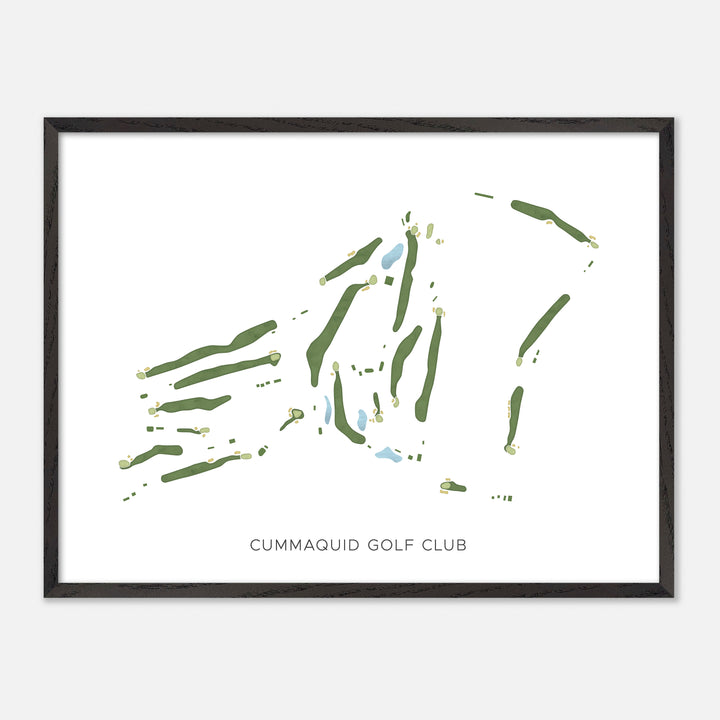 Print of Cummaquid Golf Club Modern Map