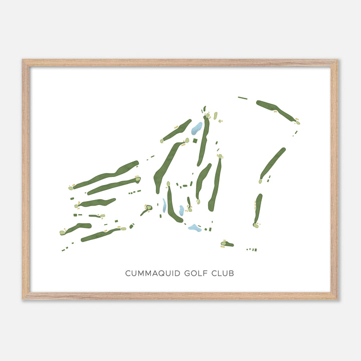 Print of Cummaquid Golf Club Modern Map