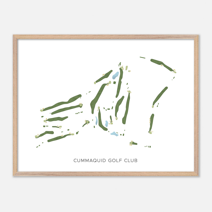 Print of Cummaquid Golf Club Modern Map