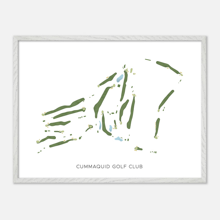 Print of Cummaquid Golf Club Modern Map