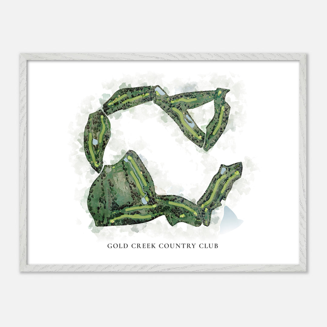 Print of Gold Creek Country Club Classic Map