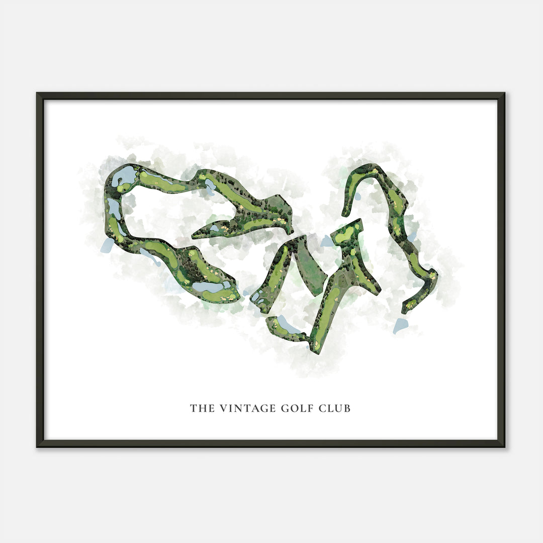 Print of The Vintage Golf Club Classic Map