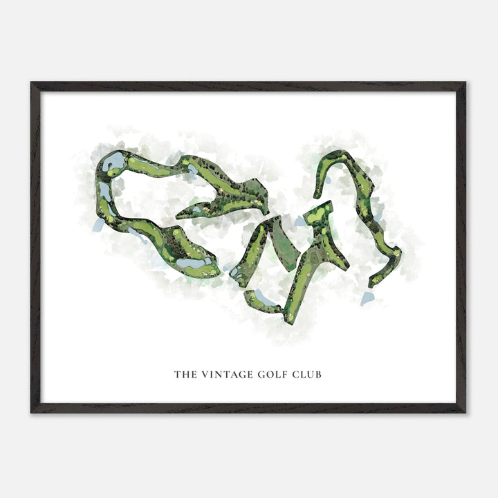 Print of The Vintage Golf Club Classic Map