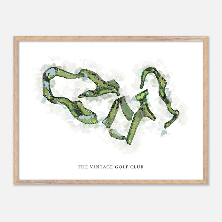 Print of The Vintage Golf Club Classic Map