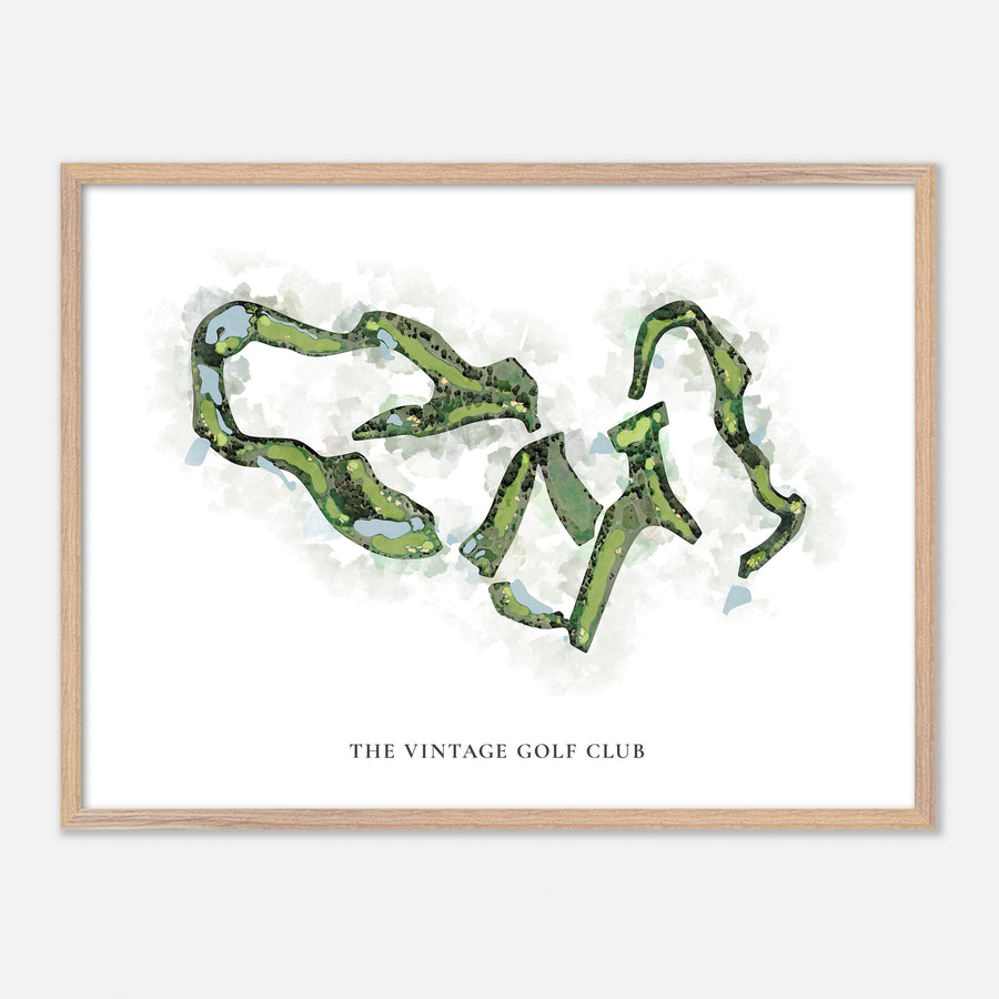 Print of The Vintage Golf Club Classic Map