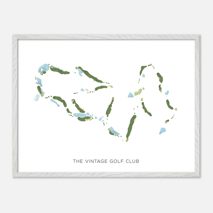 Print of The Vintage Golf Club Modern Map