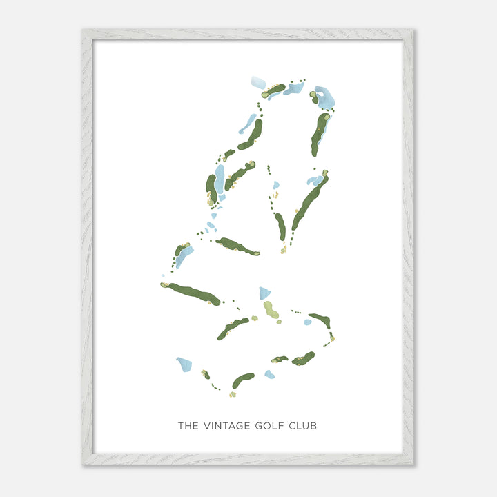 Print of The Vintage Golf Club Modern Map