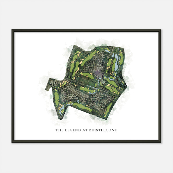 Print of The Legend At Bristlecone Classic Map