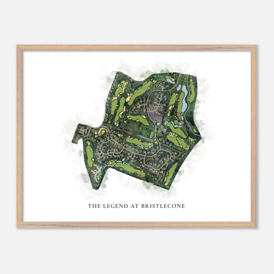 Print of The Legend At Bristlecone Classic Map