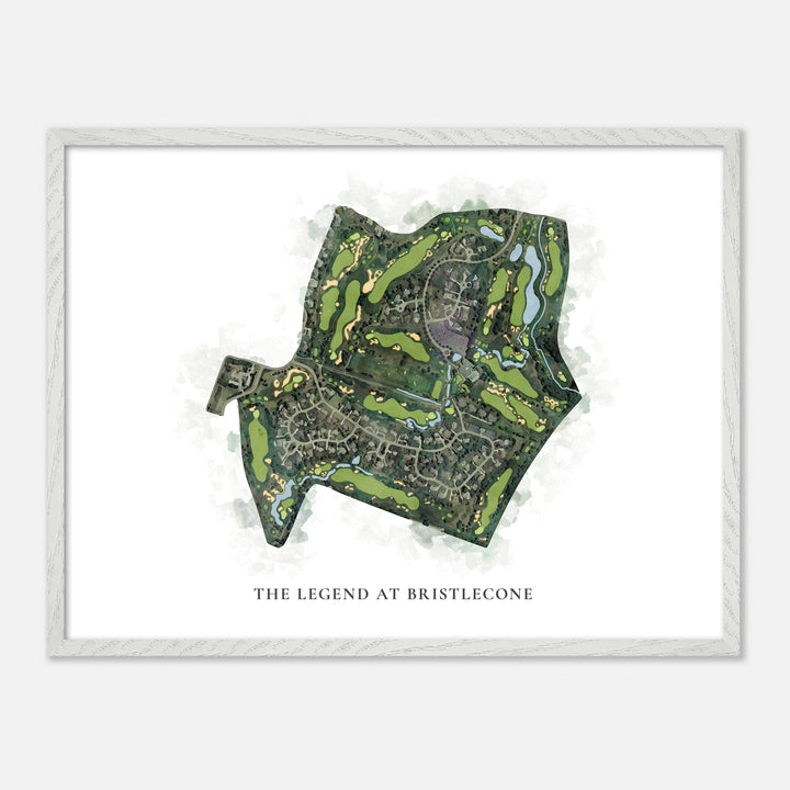 Print of The Legend At Bristlecone Classic Map