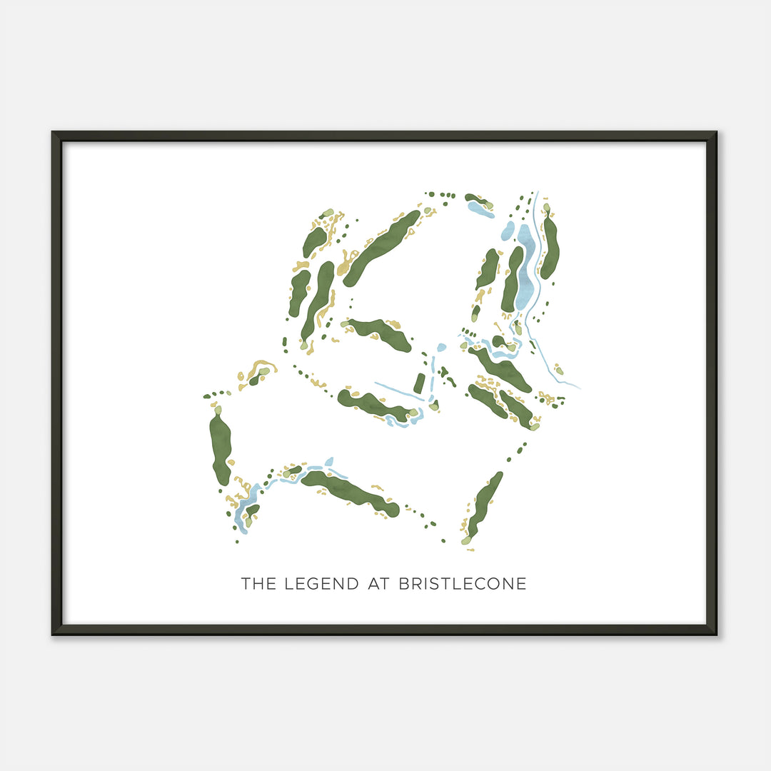 Print of The Legend At Bristlecone Modern Map
