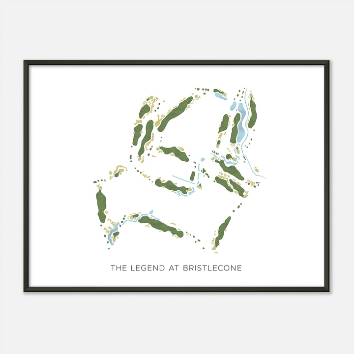 Print of The Legend At Bristlecone Modern Map