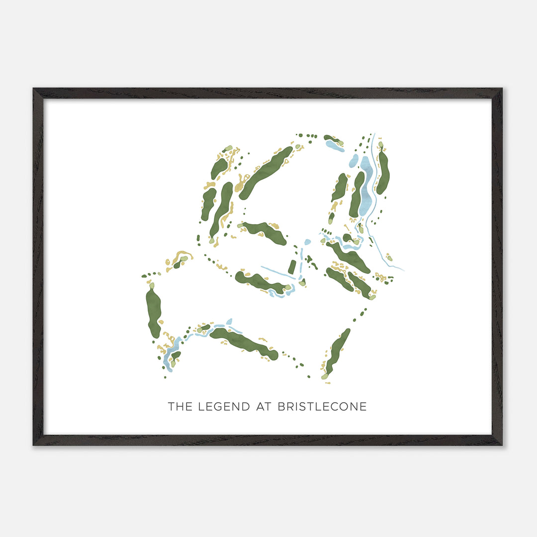 Print of The Legend At Bristlecone Modern Map