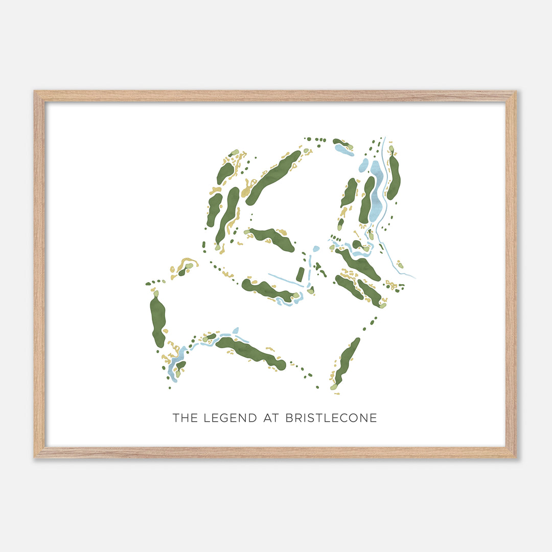 Print of The Legend At Bristlecone Modern Map