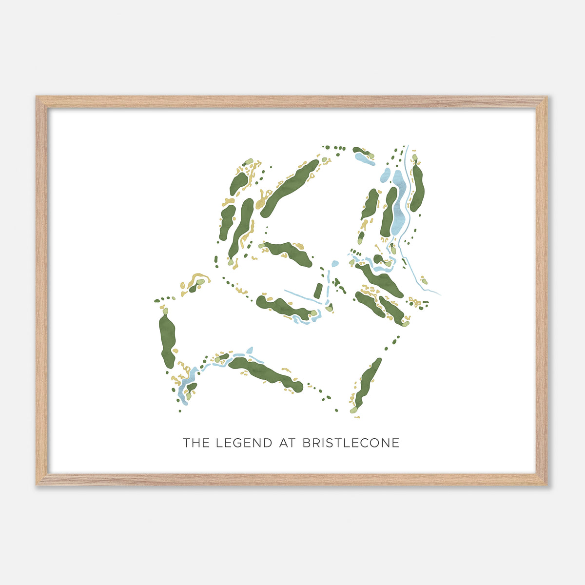 Print of The Legend At Bristlecone Modern Map