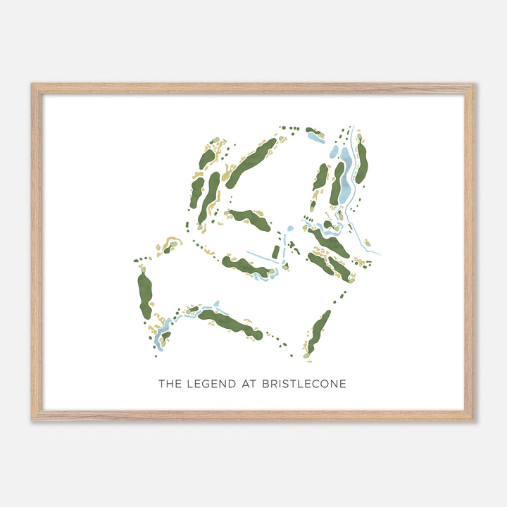 Print of The Legend At Bristlecone Modern Map