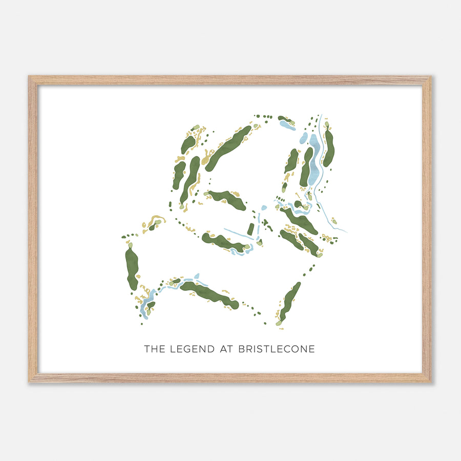 Print of The Legend At Bristlecone Modern Map