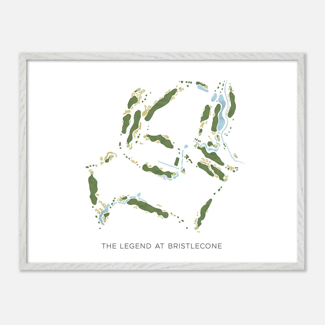 Print of The Legend At Bristlecone Modern Map