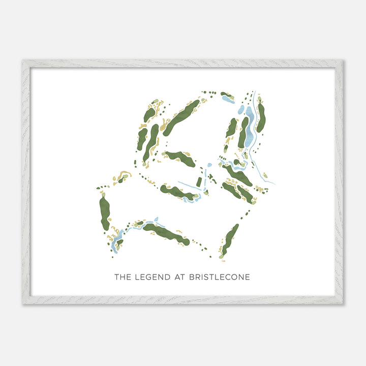 Print of The Legend At Bristlecone Modern Map