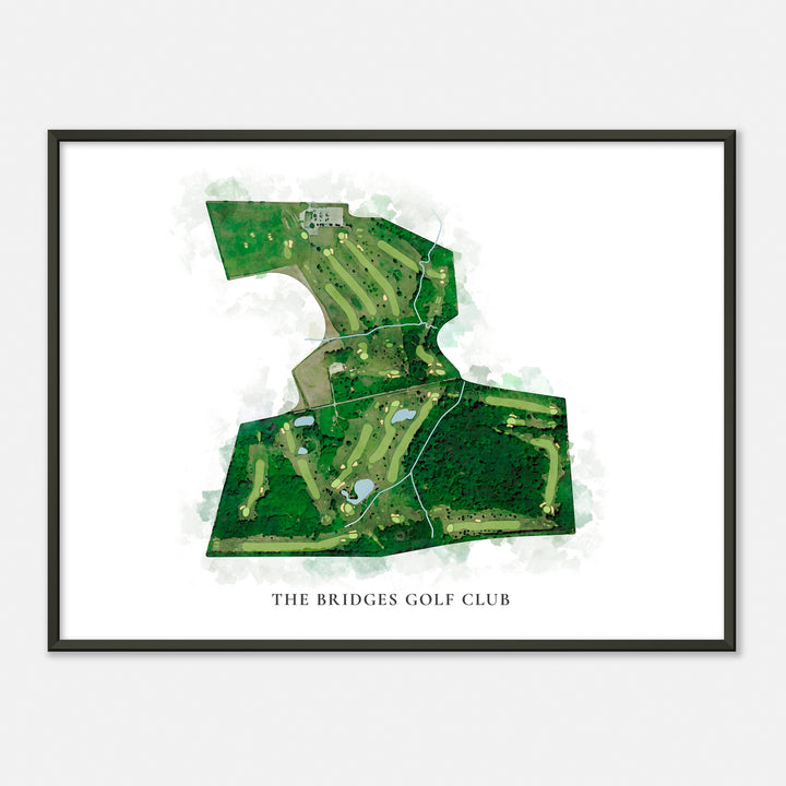 Print of The Bridges Golf Club Classic Map