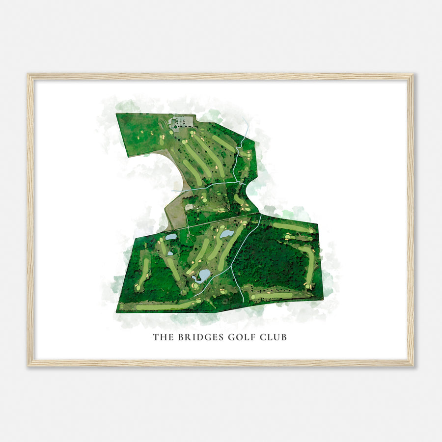 Print of The Bridges Golf Club Classic Map