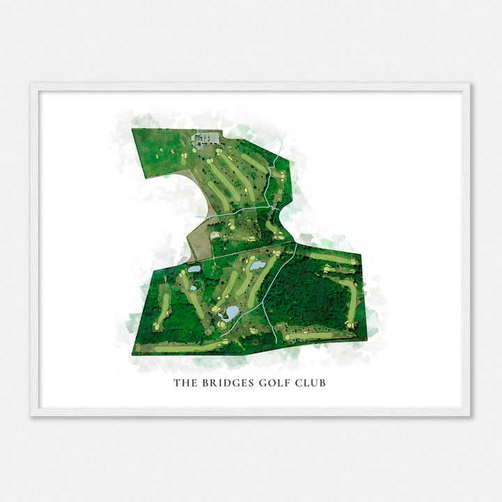 Print of The Bridges Golf Club Classic Map