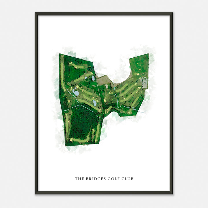 Print of The Bridges Golf Club Classic Map