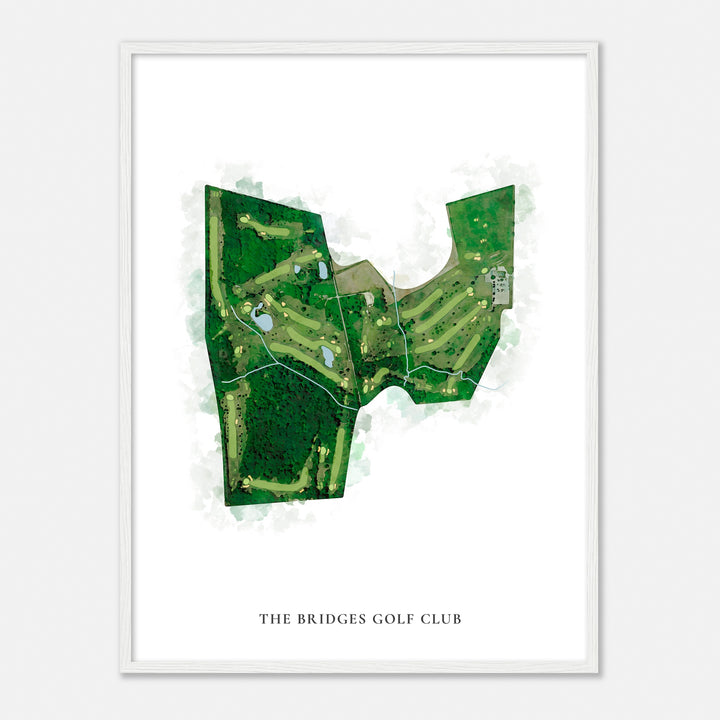 Print of The Bridges Golf Club Classic Map