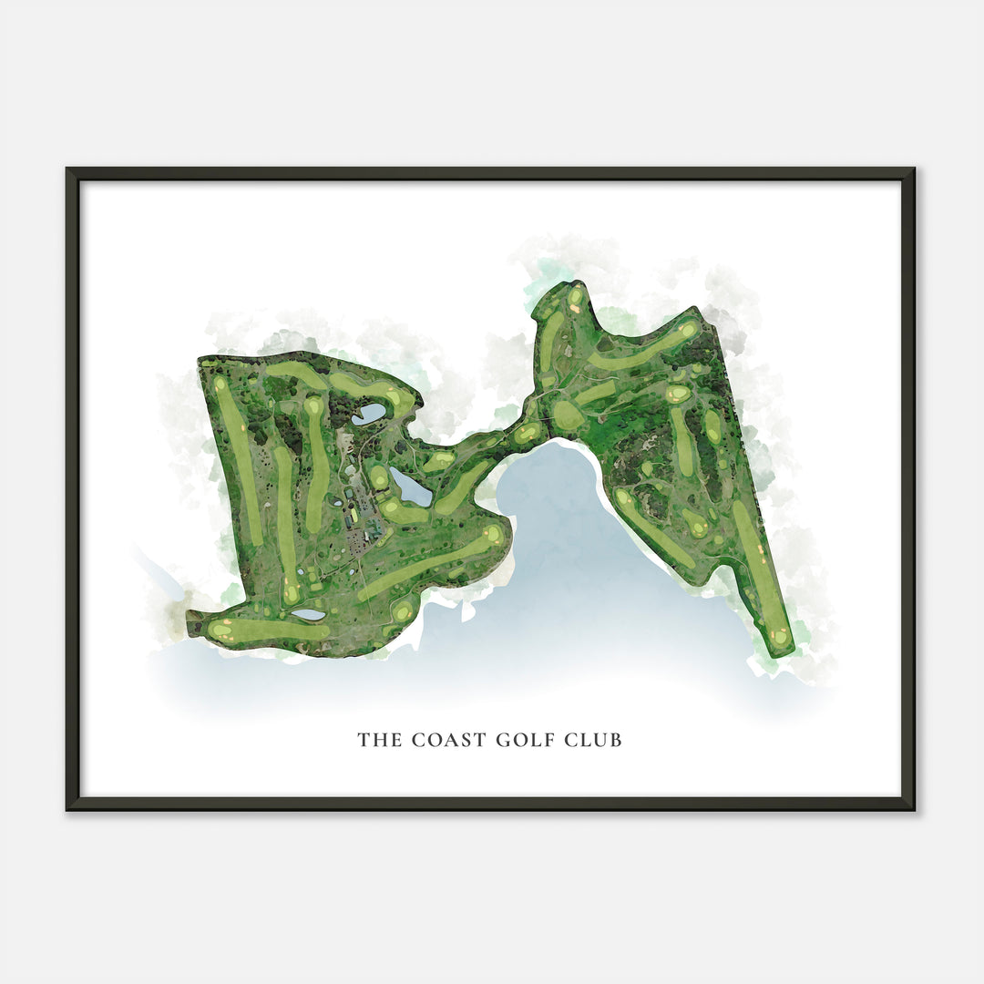 Print of The Coast Golf Club Classic Map