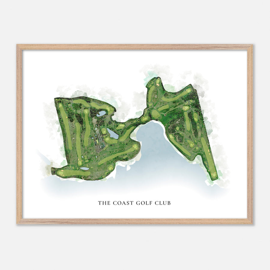 Print of The Coast Golf Club Classic Map