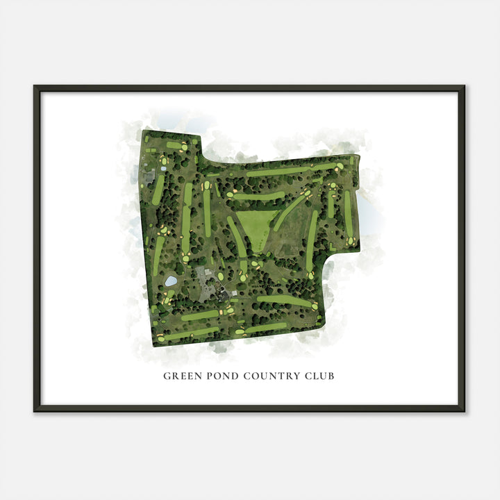 Print of Green Pond Country Club Classic Map