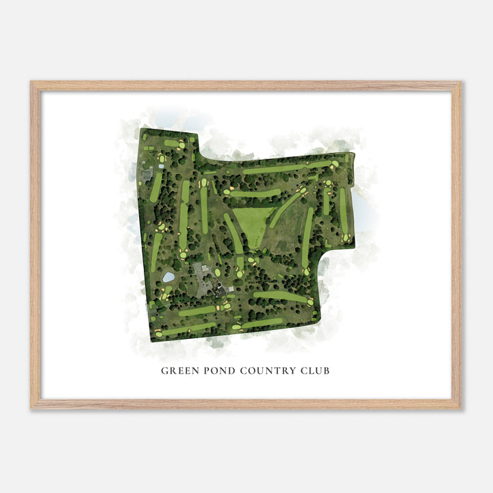 Print of Green Pond Country Club Classic Map