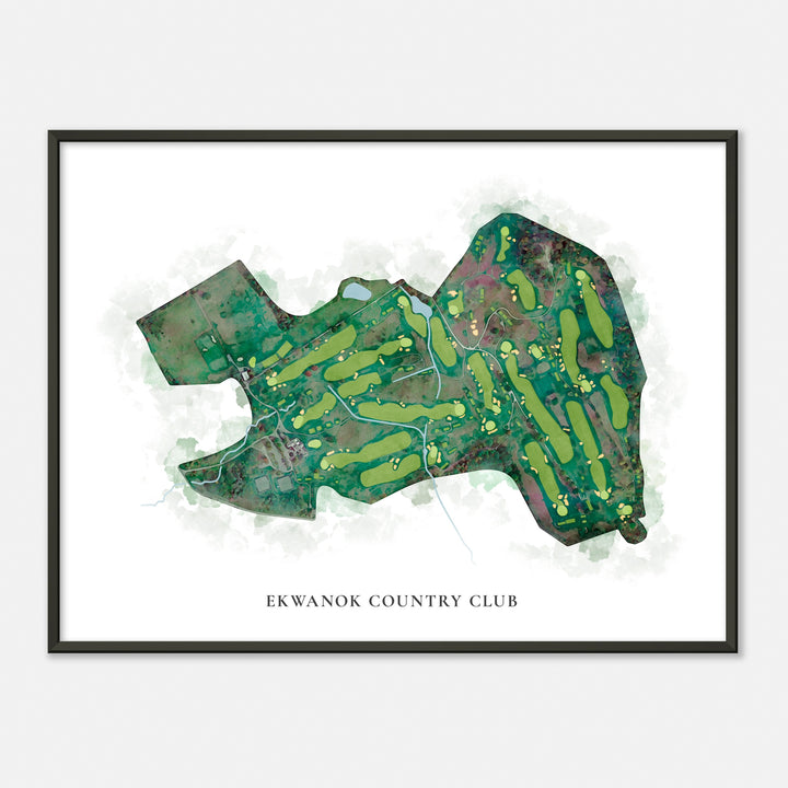 Print of Ekwanok Country Club Classic Map