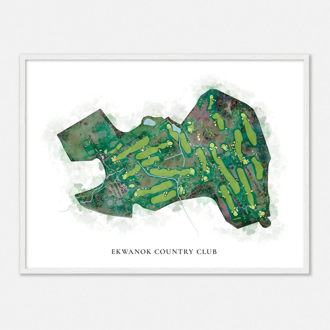 Print of Ekwanok Country Club Classic Map