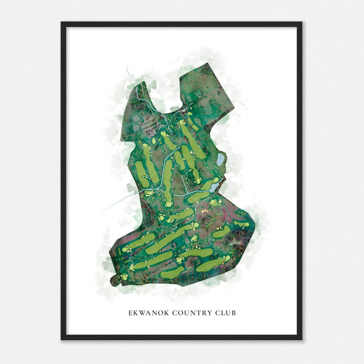 Print of Ekwanok Country Club Classic Map