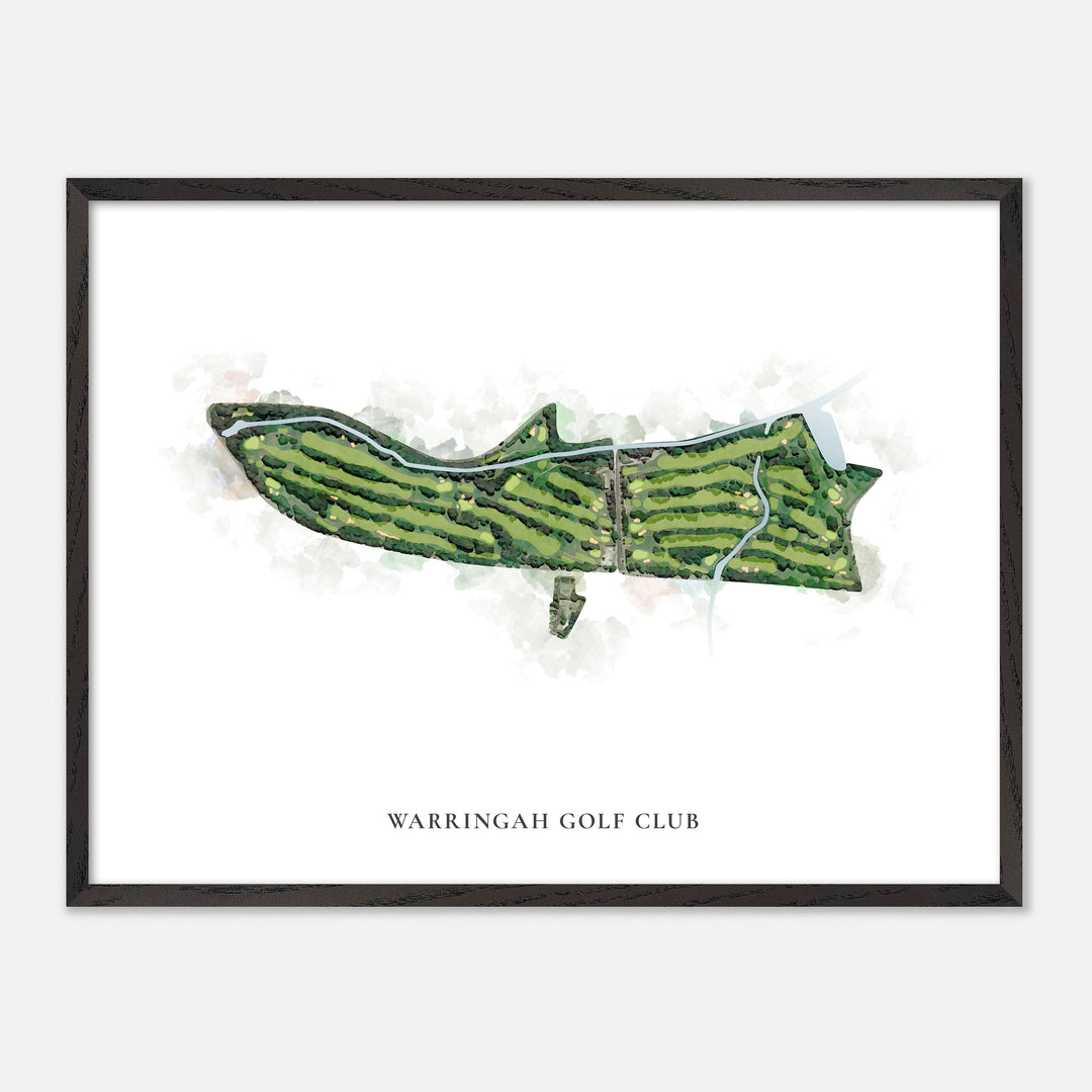 Print of Warringah Golf Club Classic Map