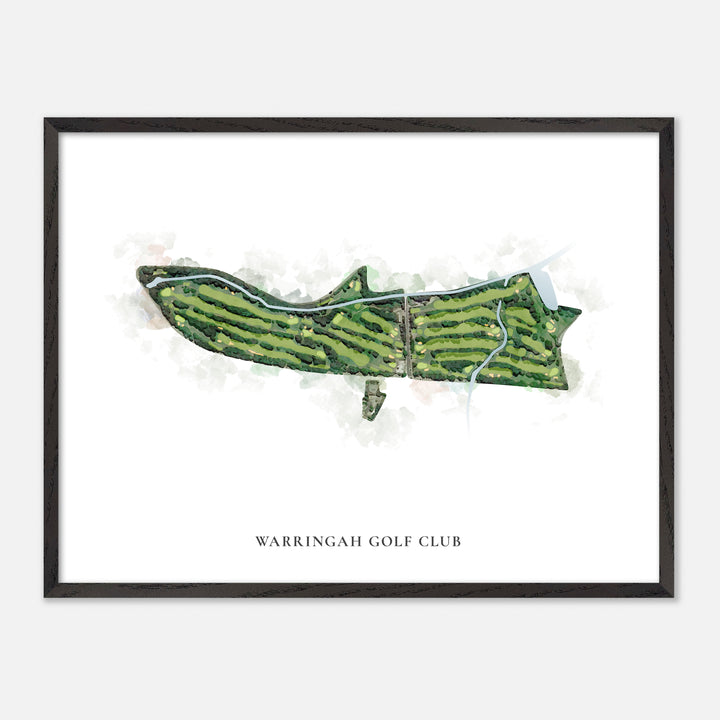 Print of Warringah Golf Club Classic Map