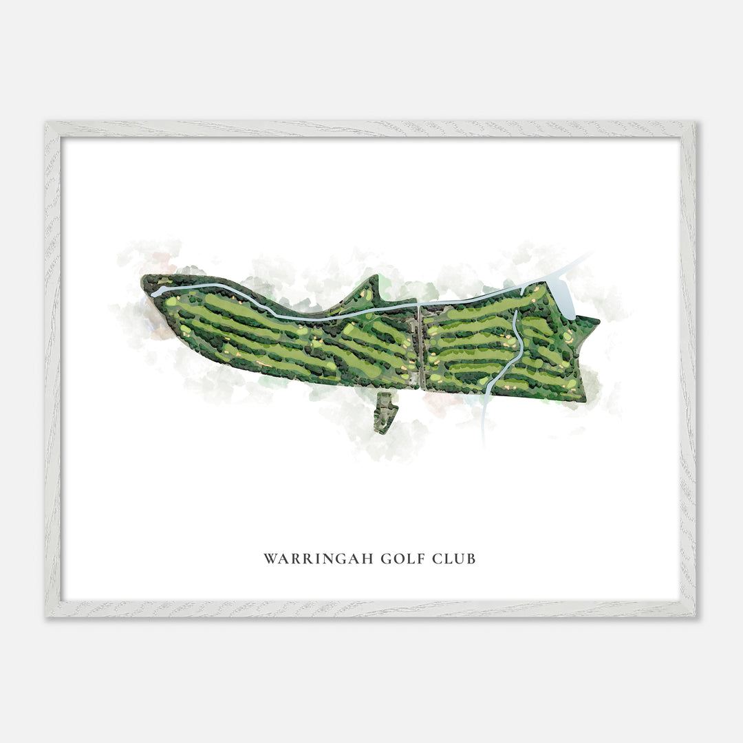 Print of Warringah Golf Club Classic Map